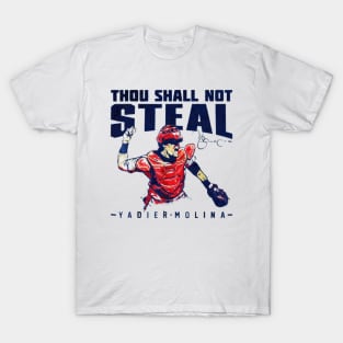 Yadier Molina Thou Shall Not Steal T-Shirt